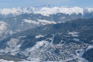 Depuis Tougnète, à Méribel