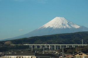 Le Fujisan depuis le Shinkansen